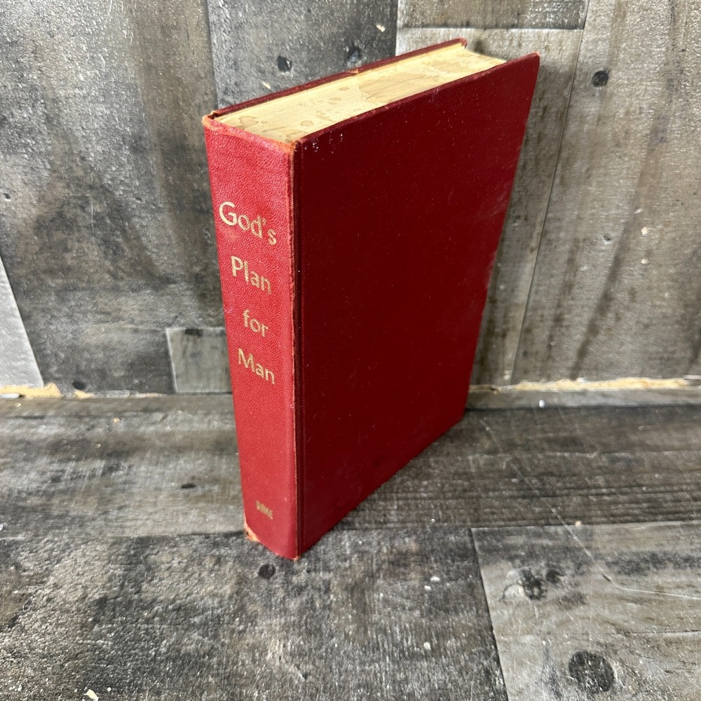 God's Plan for Man Rev. Finis Jennings Dake Hardcover 1949